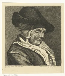 Head of an Old Woman with Cap