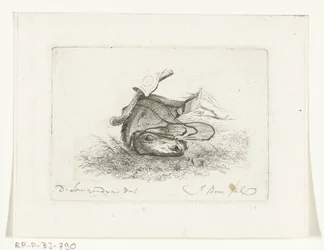 Horse Head of a Lying Horse (series title: Horse Heads after Dirk Langendijk)