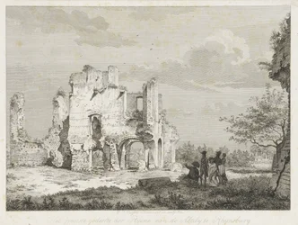 Company at the Ruins of the Abbey in Rijnsburg