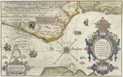 Map of the Coast of Flanders, Normandy and England