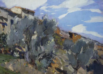 Farmhouse with Forest