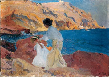Clotilde and Elena on the Rocks, Javea