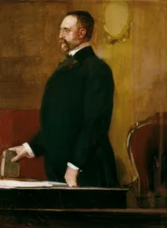 Portrait of Don Jose Canalejas Mendez