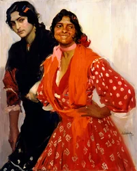 Two Gypsies, 1913