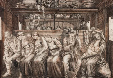 Italian Harvesters Travelling, c.1924