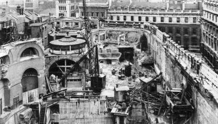 Bank, as Seen from the Roof of the Royal Exchange, London