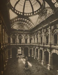 Glass-Roofed Interior Court of the Royal Exchange, c1935