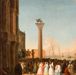 View of the Piazzetta, Venice, circa 1730-35