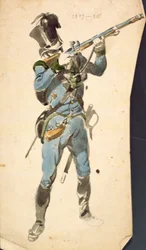 A Rifleman of the Austrian Jaegers, the Prestige Corps of a National Elite, 1835