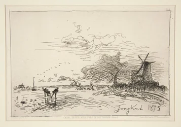Holland Canal, Near Rotterdam (Winter)