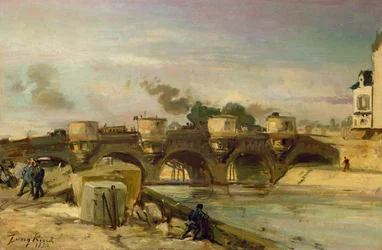Fire on the Pont Neuf, 1853