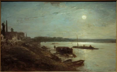 Moonlight over the Seine