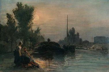 Moonlight, c1870