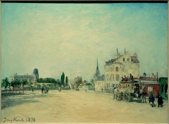 Stagecoach on Faubourg St. Jacques