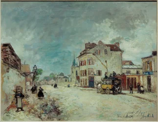 Stagecoach on Faubourg St. Jacques