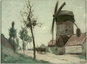 Street with Mill