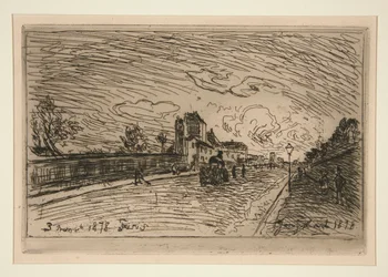 Exit from the Cochin House (Faubourg Saint-Jacques)