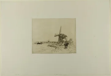 The Towpath, from Cahier de six eaux-fortes, vues de Hollande