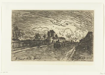 Exit of Cochin Hospital (Faubourg Saint-Jacques, Paris)