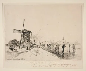 View of the City of Maaslins (Holland)