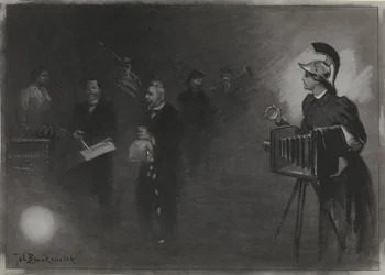Design for Illustration in De Amsterdammer: The Throne Speech, 24 Sept. 1905