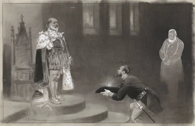 Design for Illustration in De Amsterdammer: The Gift of the Transvaalers for King Edward