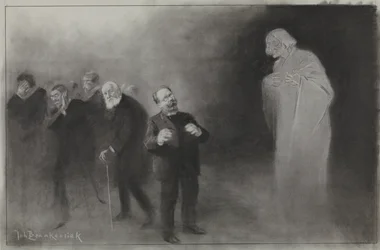 Design for Illustration in De Amsterdammer: The Forgetting of Schimmel in the New Year