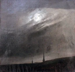 Moon Night over Dresden
