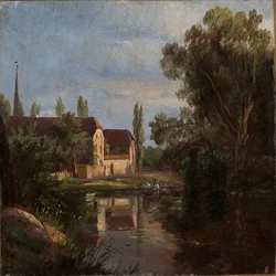 The Village of Plauen on the Weisseritz River