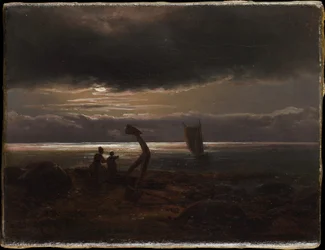 Mother and Child by the Sea