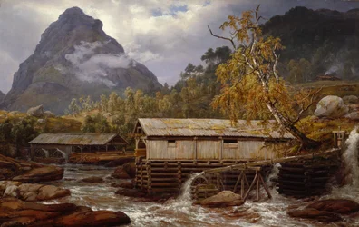 Sawmill in Kaupanger
