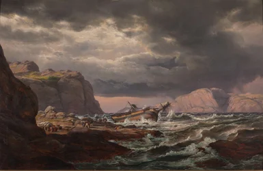 Shipwreck on the Coast of Norway