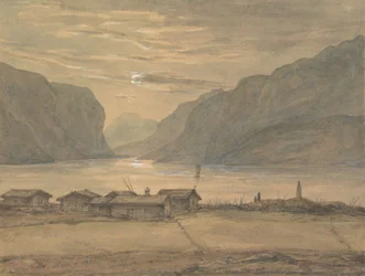 Skjolden in Moonlight