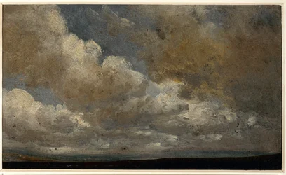 Study with Clouds and Horizon