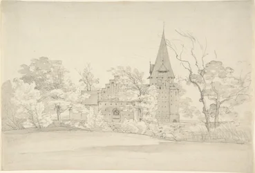 The Aller Church in Sønderjyllands Amt (Denmark), seen from the North