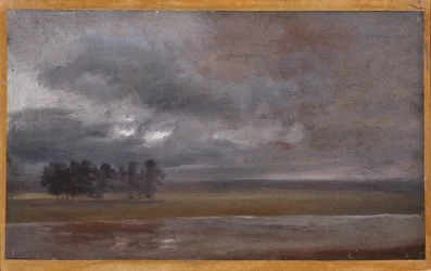 The Elbe in Rain