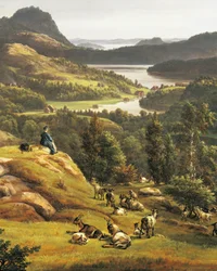 View of Lyse Abbey near Bergen