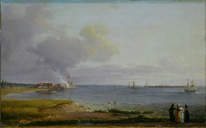 View over Øresund near the Lime Works