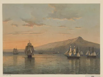 View of the Anchorage at Anjer on Java (Anjer, North Coast of Java, Bantam Residency)