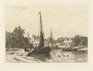 View of the Harbor of Spakenburg