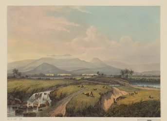 View of Mountains in Java