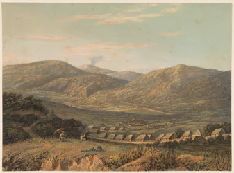View of the Tengger Mountains
