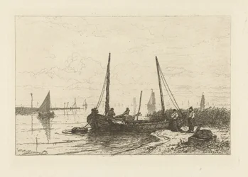 View of the Zuiderzee near Spakenburg