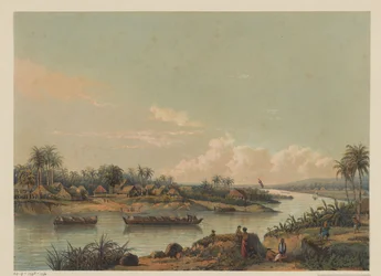View of the Solo River in Java
