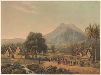 Wedding Procession at the Foot of Mount Salak in Java