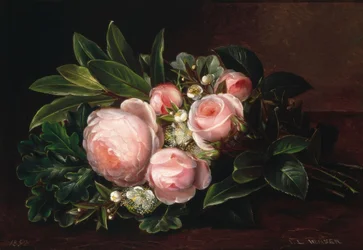 J.L. Jensen, Rose Still Life