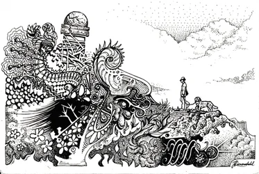 Whimsical Path With Friend