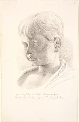 Head of Britannicus. 3/4 Profile to the Left