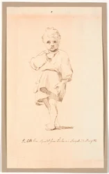 A Small Standing Boy