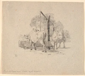 The Hen and the Cow. Illustration for Kaalund